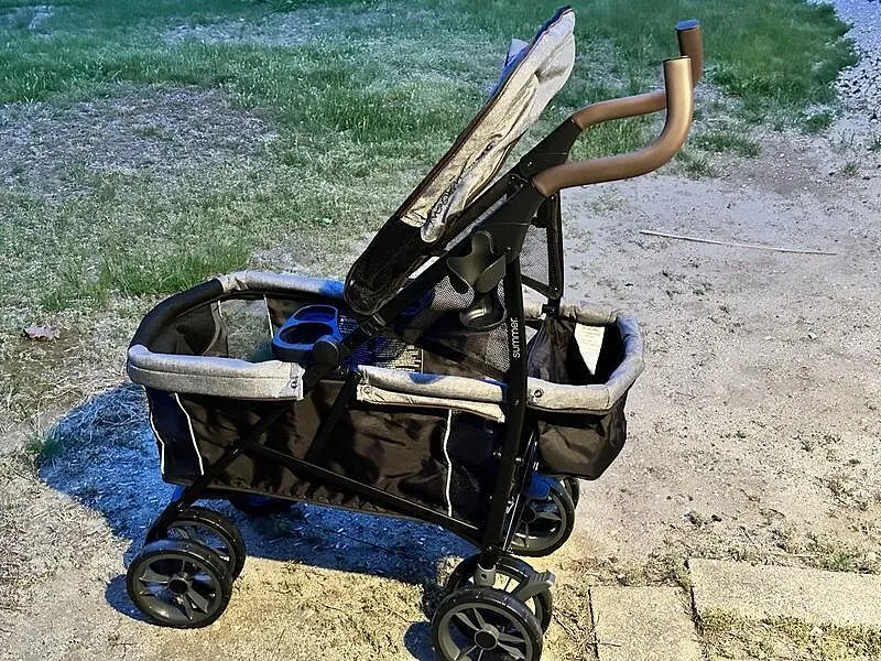Summer by Ingenuity 3Dlite Wagon Bollerwagen rot-schwarz