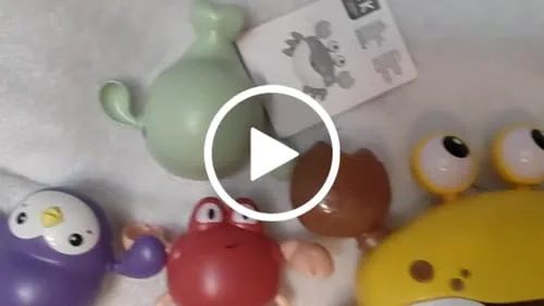 TUMAMA Krabbe Badespielzeug mit Blasen und Musik