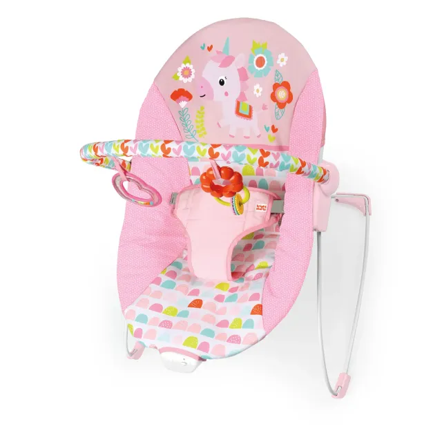 Bright Starts Fancy Fantasy Babywippe Vibration rosa