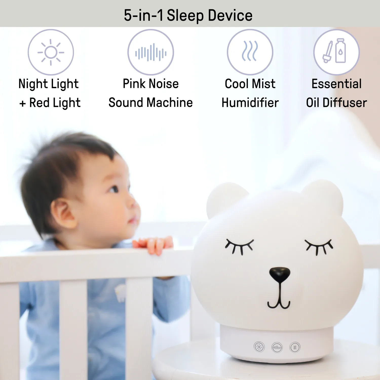 Ingenuity Baby Dream Machine 5-in-1 Schlafhilfe Teddy