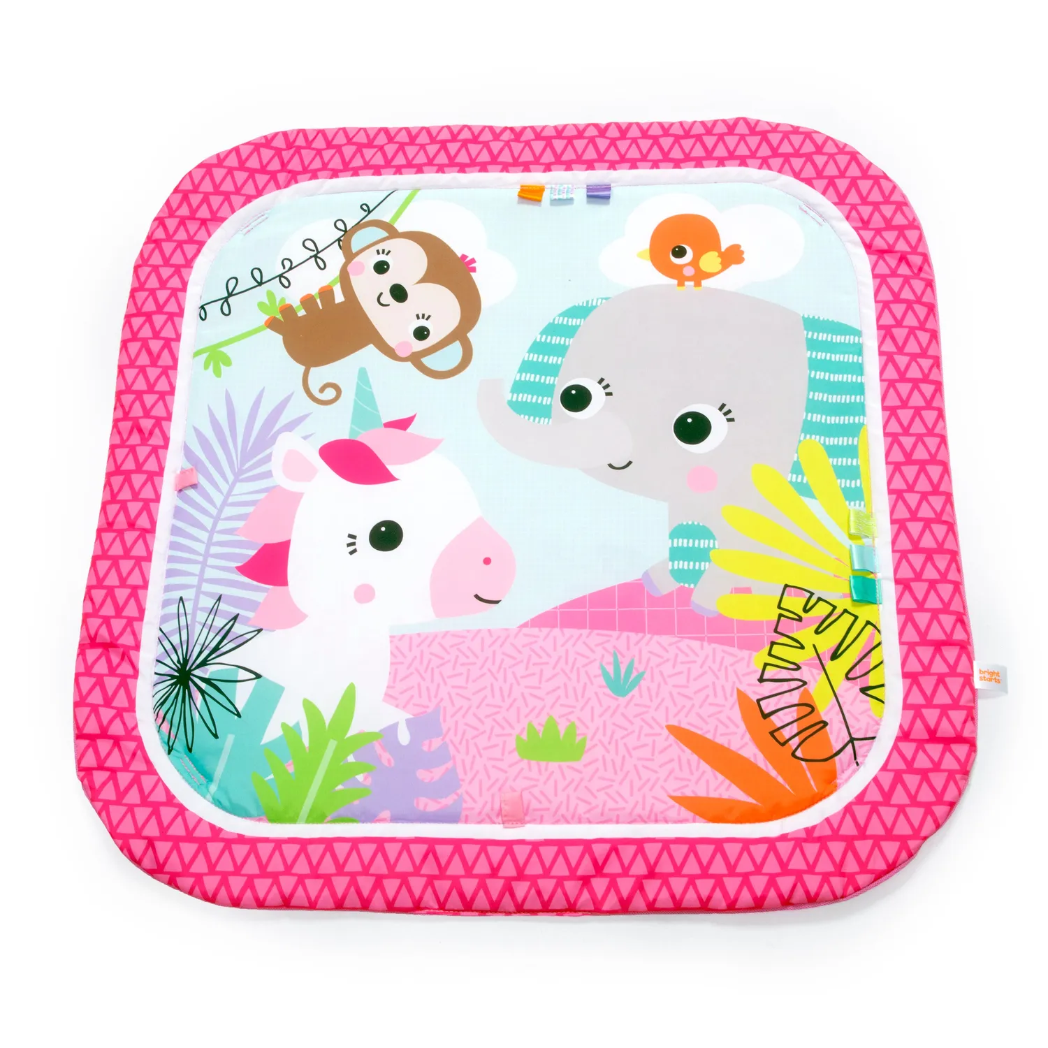 Bright Starts Unicorn Crew Spielbogen Pink waschbar