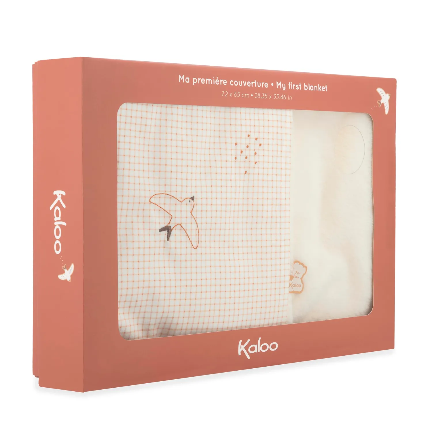 Kaloo Tendre Bébé Babydecke 72x85 cm Schwalben