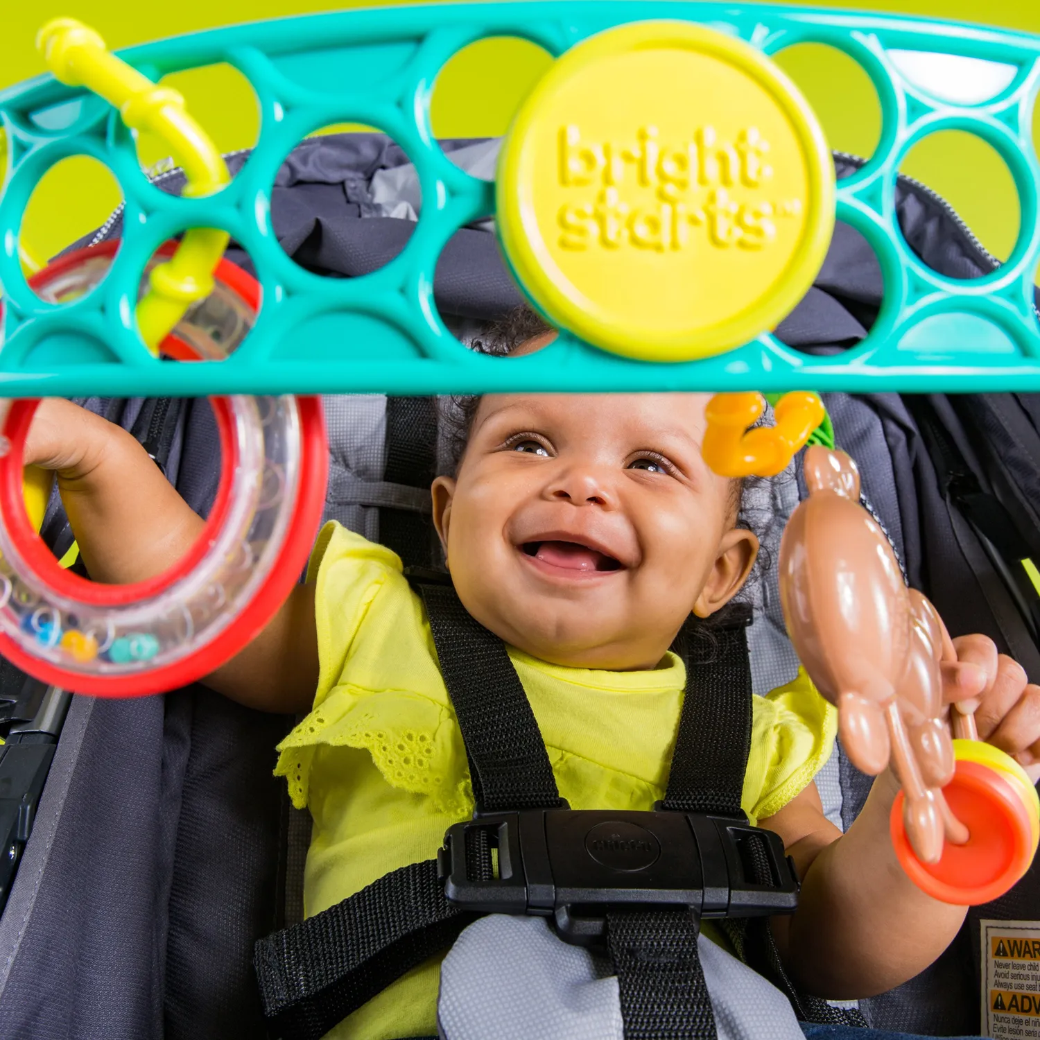 Bright Starts Oball Flex n Go Spielbogen Affe verstellbar