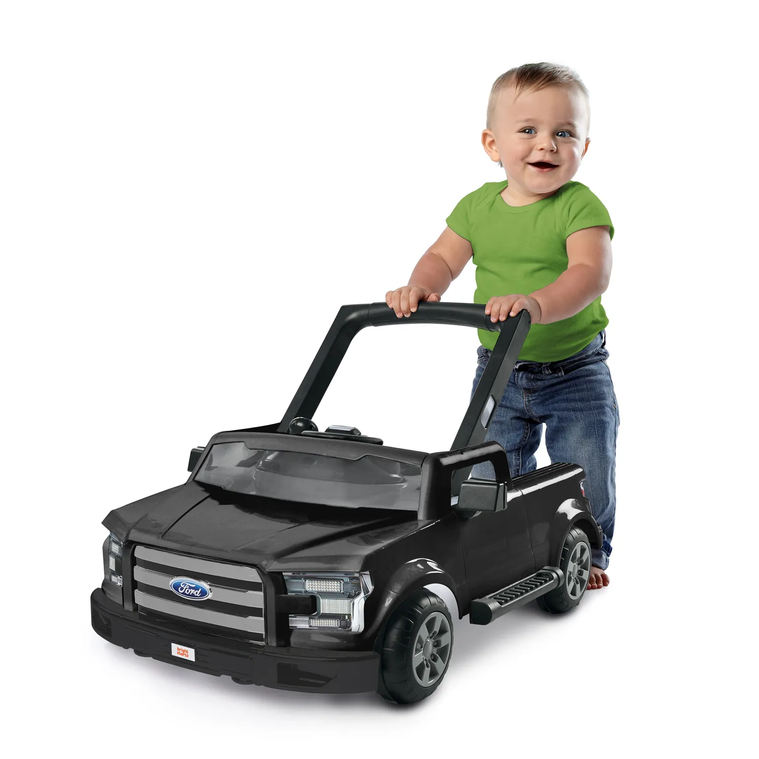 Bright Starts Ford F-150 Agate Black Lauflernhilfe 4-in-1 mit Sound