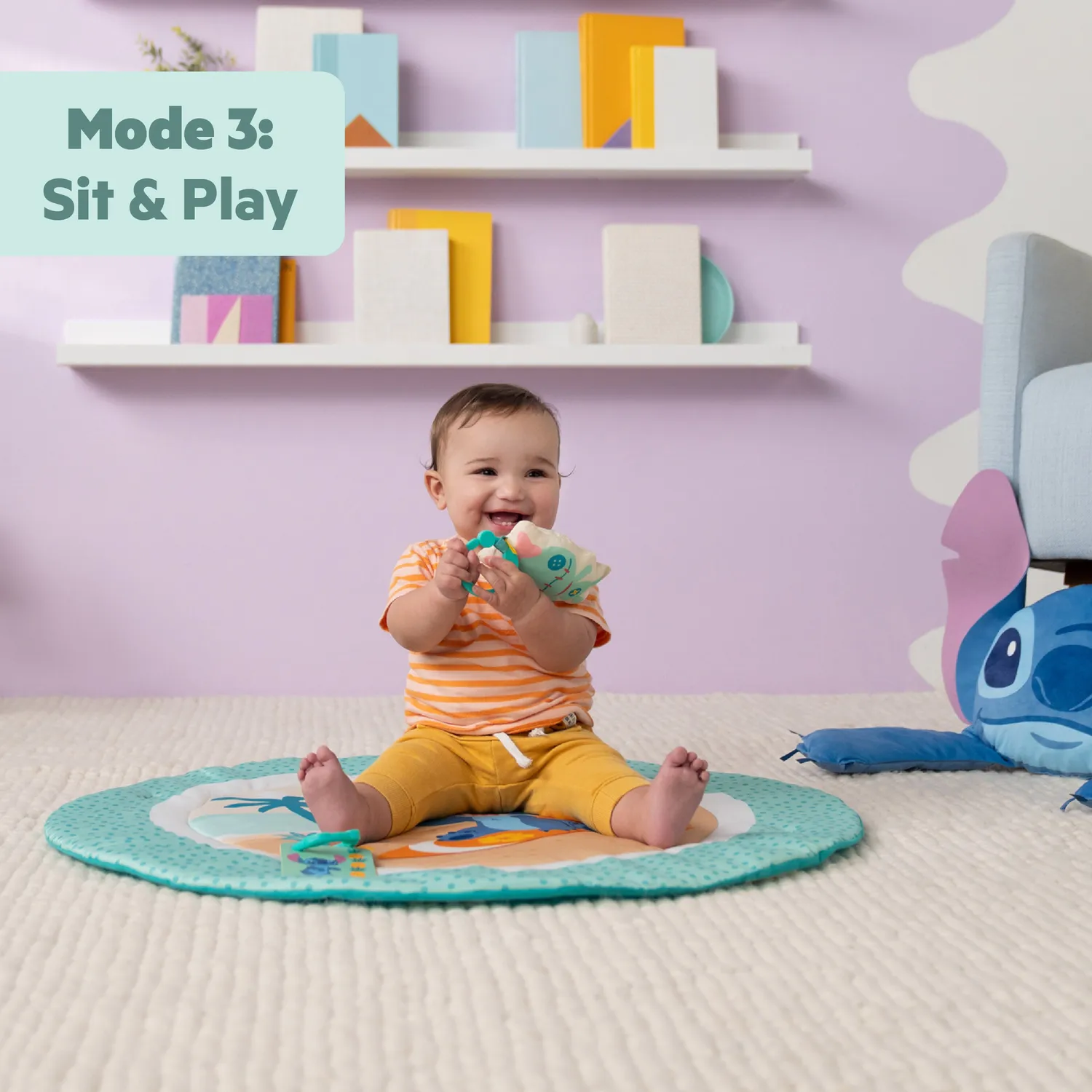 Disney Baby Stitch Party Spielbogen Paradise mit 5 Spielzeug