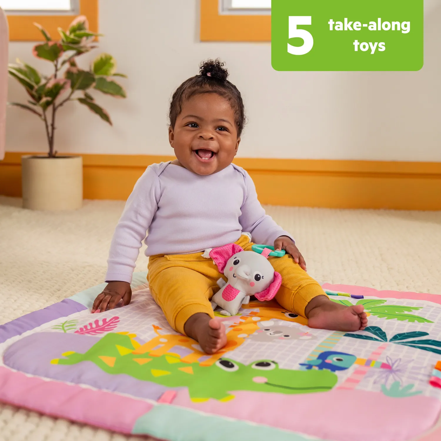 Bright Starts Wild Wiggles Sweet Safari Spieldecke