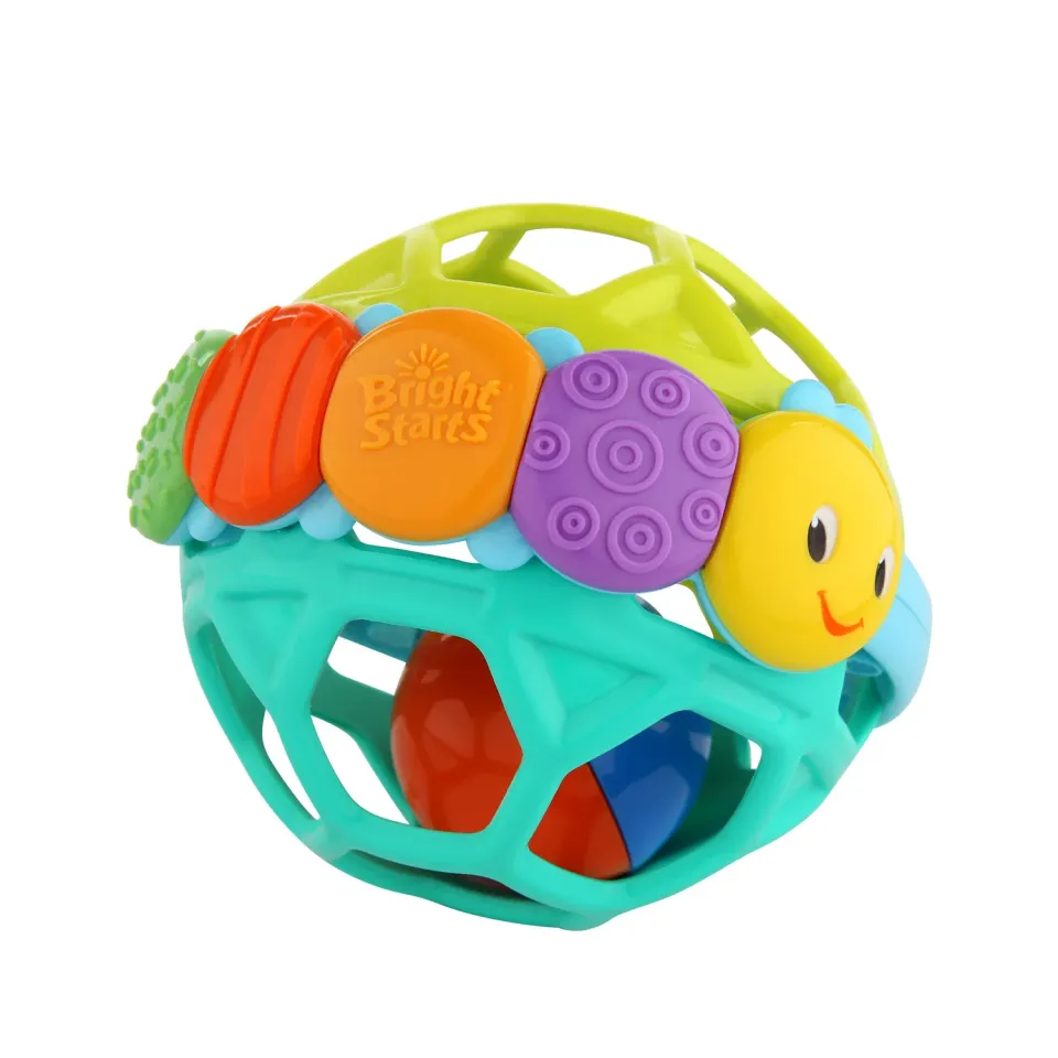 Bright Starts Flexi Ball Greifball Rassel Raupe ab Geburt