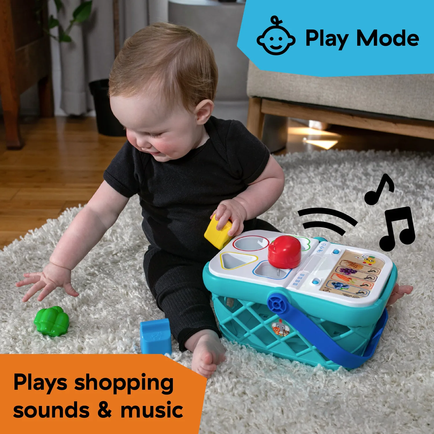 Baby Einstein Magic Touch Einkaufskorb Holz 4-teilig