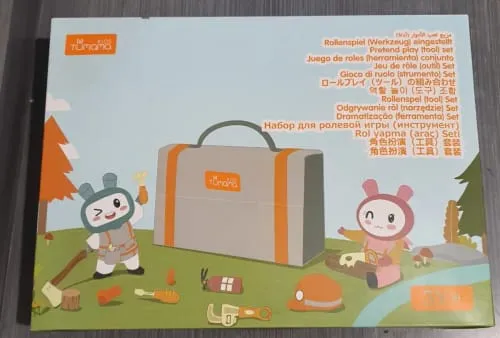 TUMAMA Bauarbeiter Kostüm Rollenspiel-Set Kinder Werkzeug