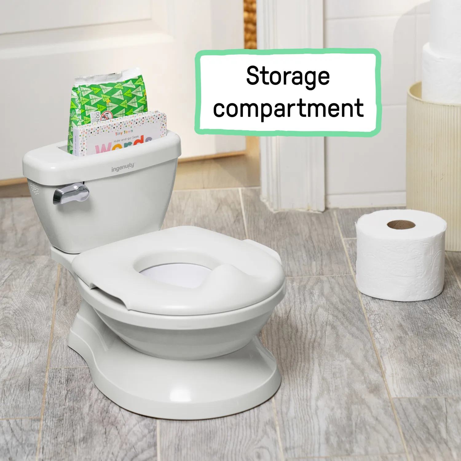 Ingenuity My Size Potty Pro Lerntöpfchen Weiß