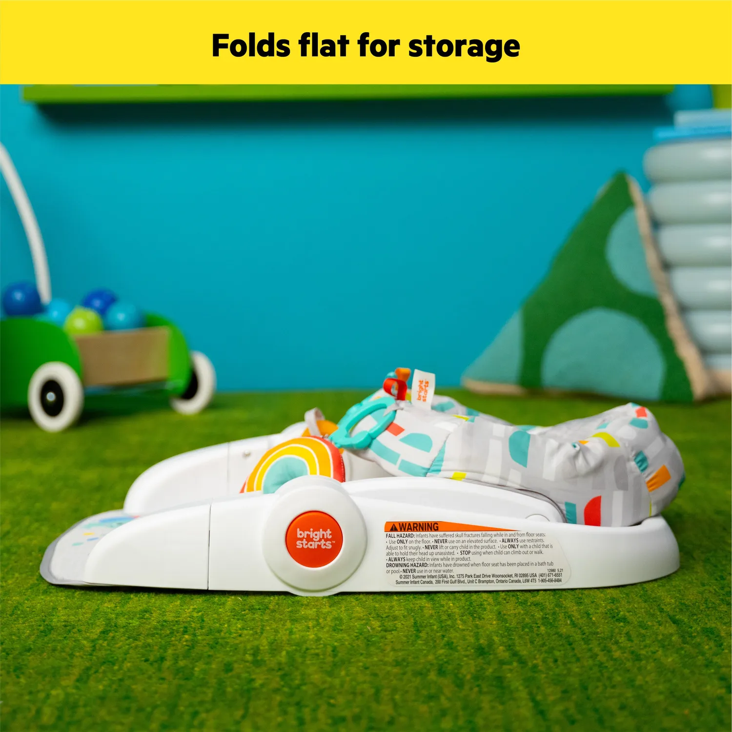 Bright Starts Learn-to-Sit Bodensitz Playful Paradise
