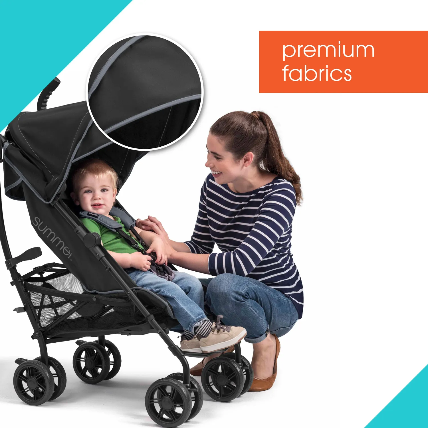 Summer by Ingenuity 3Dlite+ Buggy 6-60 Monate Schwarz