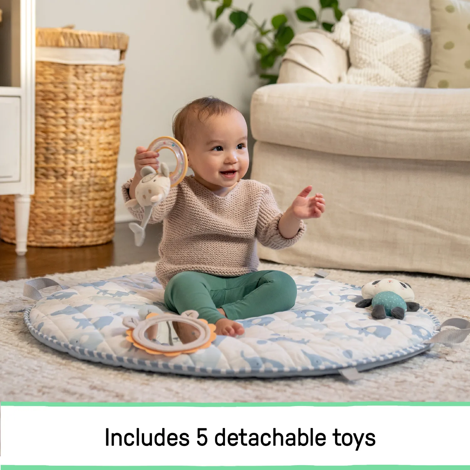 Ingenuity Cozy Spot Duvet Spieldecke Elephant March