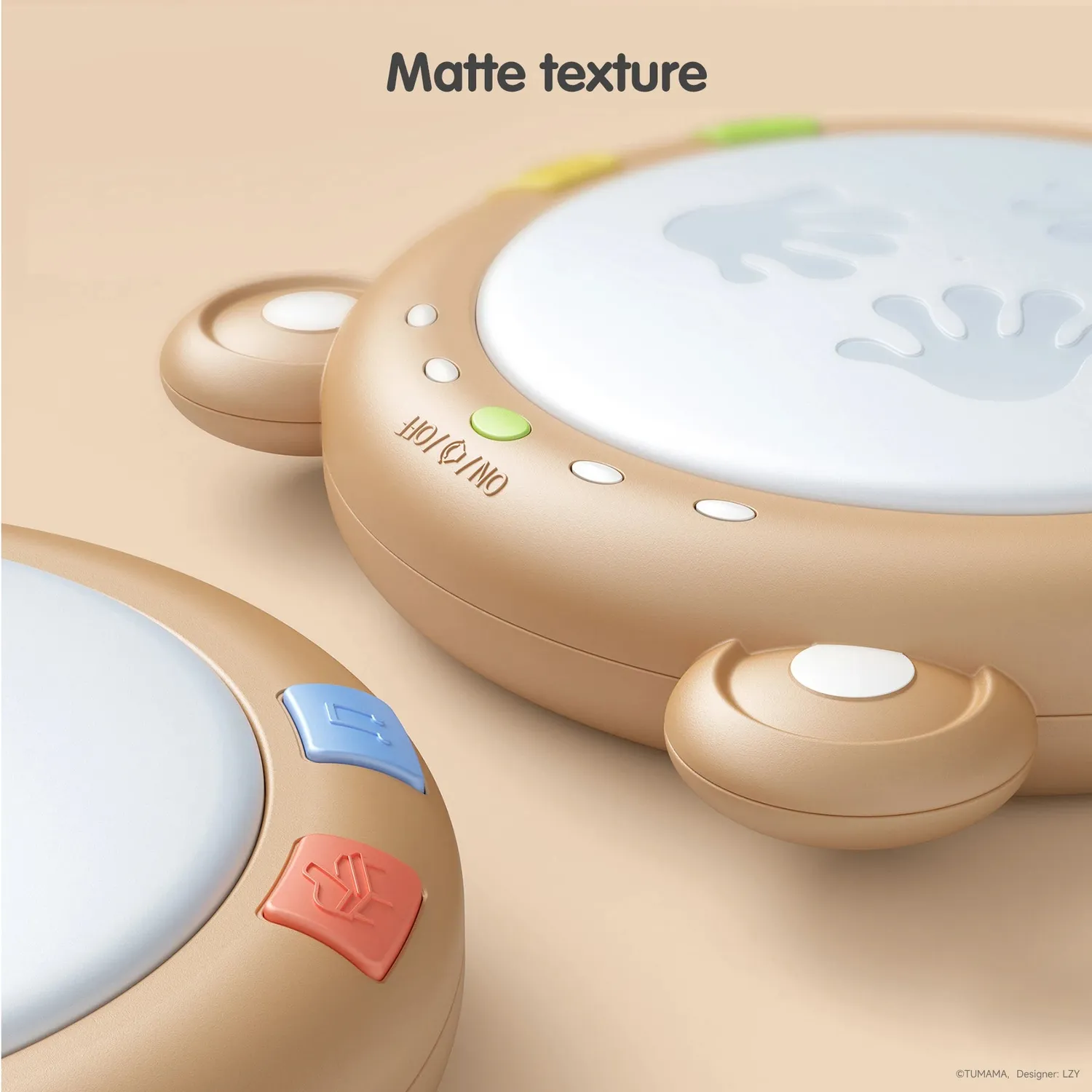 TUMAMA Musiktrommel Baby mit Licht und Tierstimmen