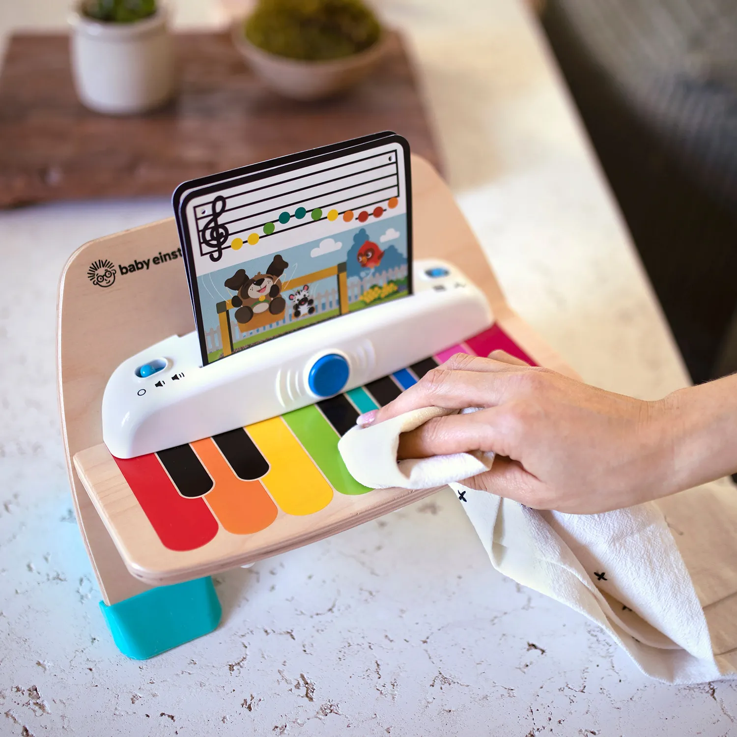 Baby Einstein Magic Touch Piano Holzklavier mit Noten