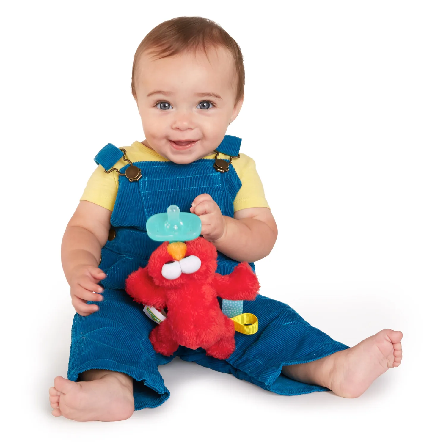 Sesame Street Cozy Coo Elmo Schnuller mit Plüsch BPA-frei
