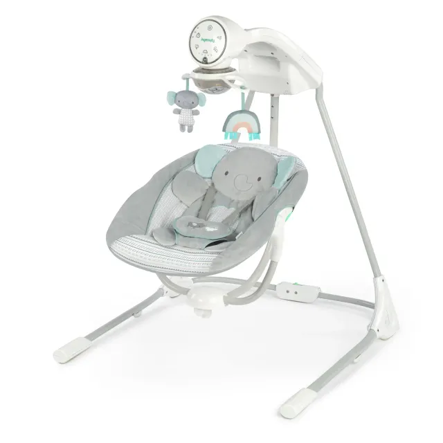 Ingenuity InLighten Van Elephant Babyschaukel mit Licht