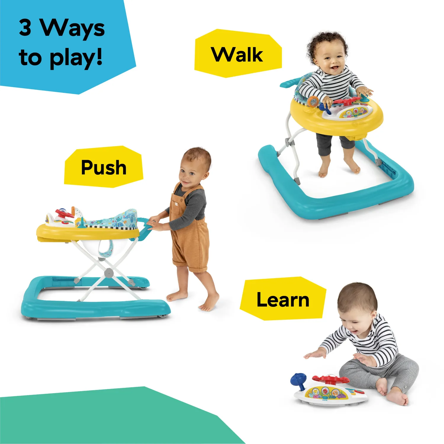 Baby Einstein Dive & Discover 3-in-1 Lauflernhilfe U-Boot