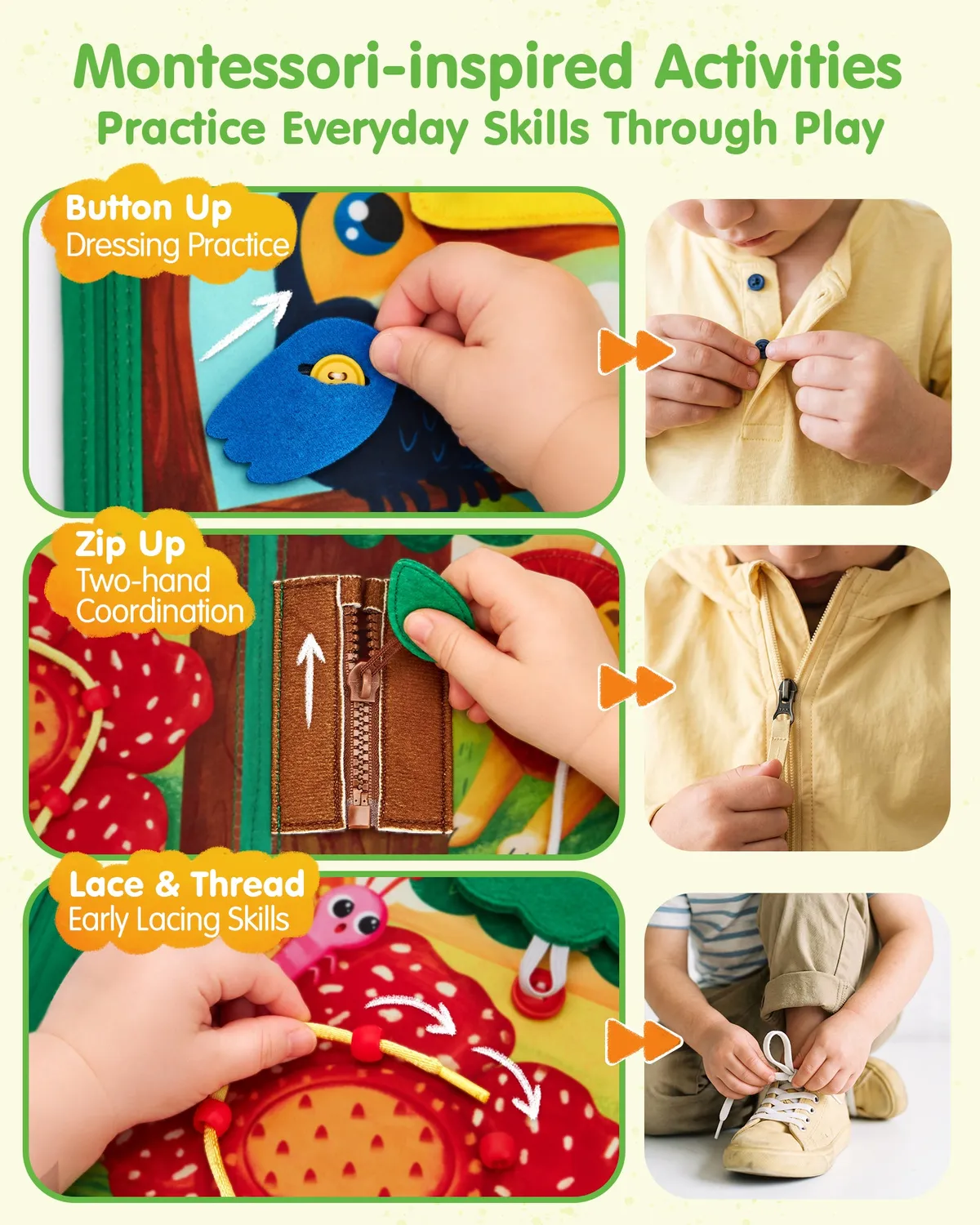 hahaland My First Jungle Book Quiet Book 10 Seiten