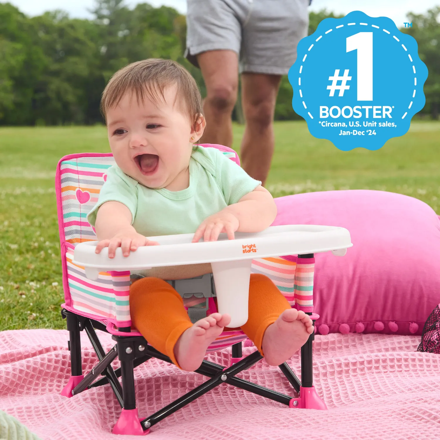 Disney Baby Pop N Sit Minnie Sitzerhöhung tragbar