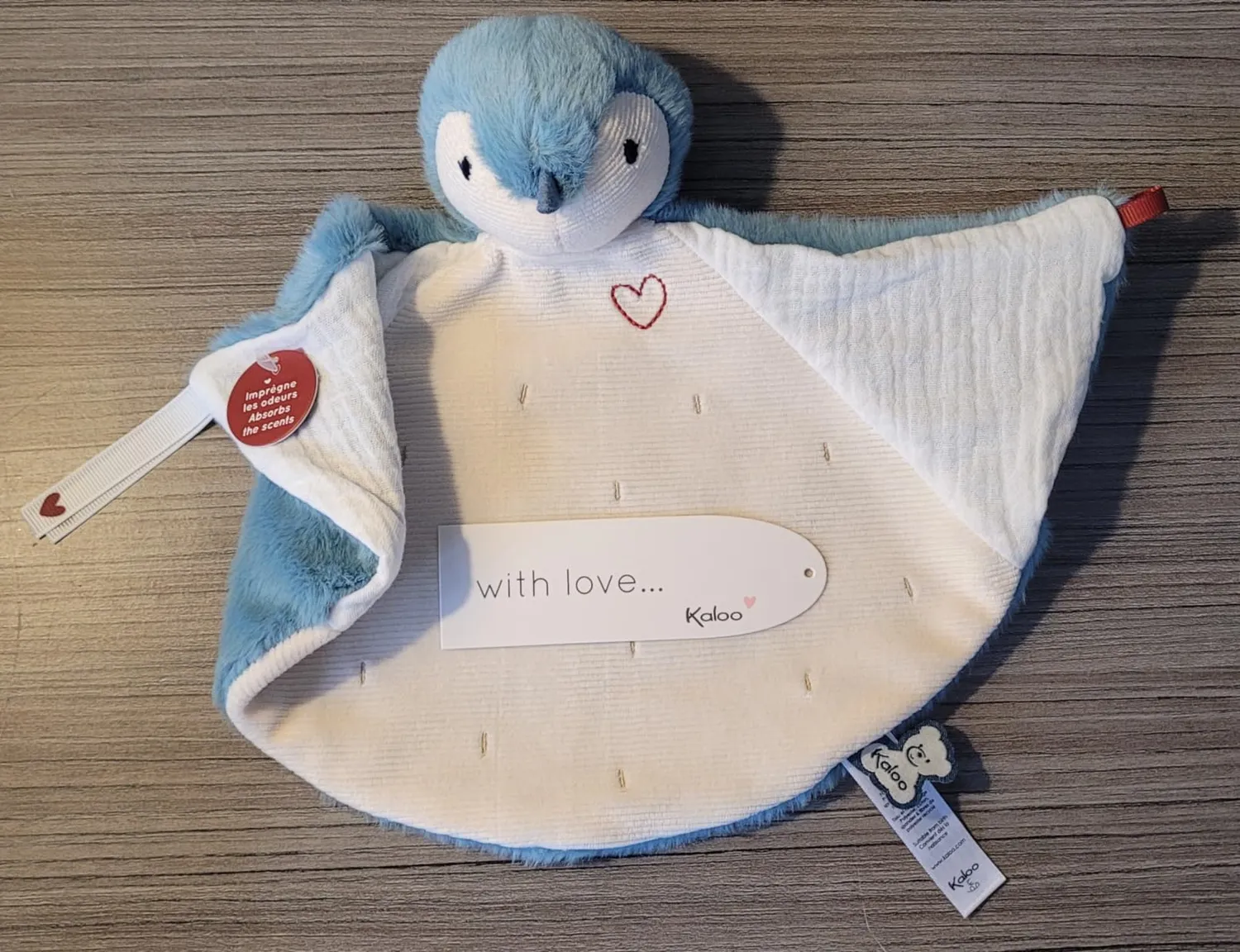 Kaloo Complices Pinguin Schnuffeltuch rosa 23 cm beruhigend