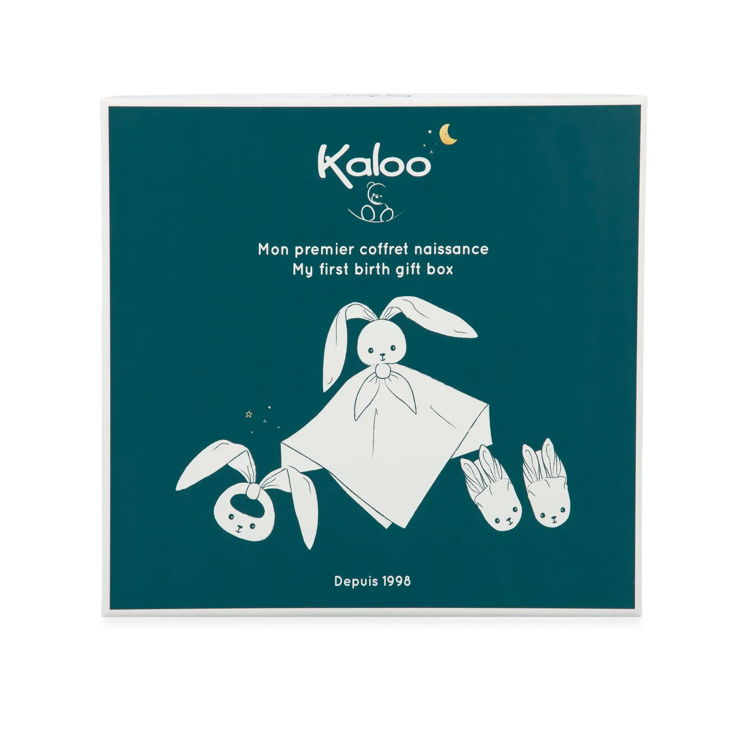 Kaloo Lapinoo Geburtsset K218019 blau 3-teilig Schmusetuch