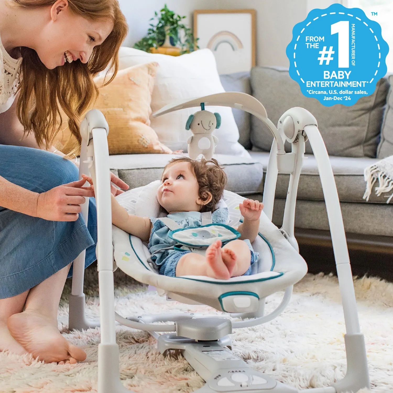 Ingenuity ConvertMe Nash Babyschaukel 2-in-1 faltbar