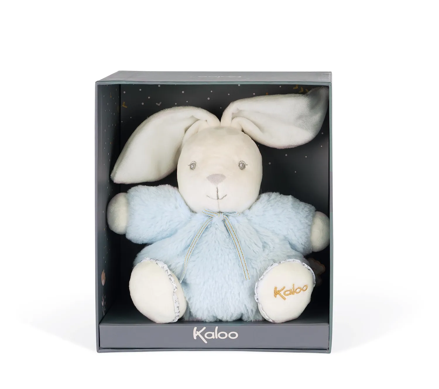 Kaloo Perle Patapouf Plüschhase blau 18 cm mit Box