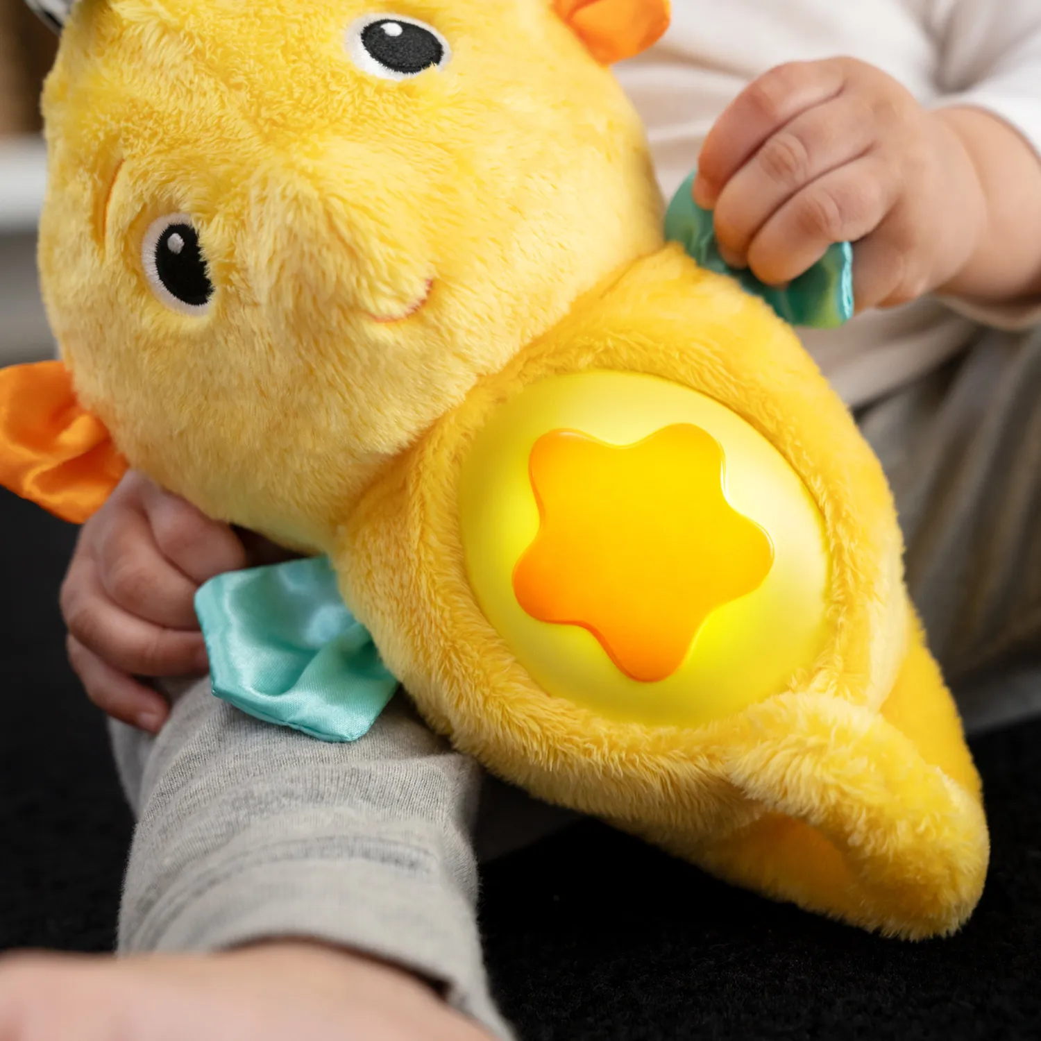 Baby Einstein Sea Dreams Seahorse Kuscheltier Gelb mit Musiklicht