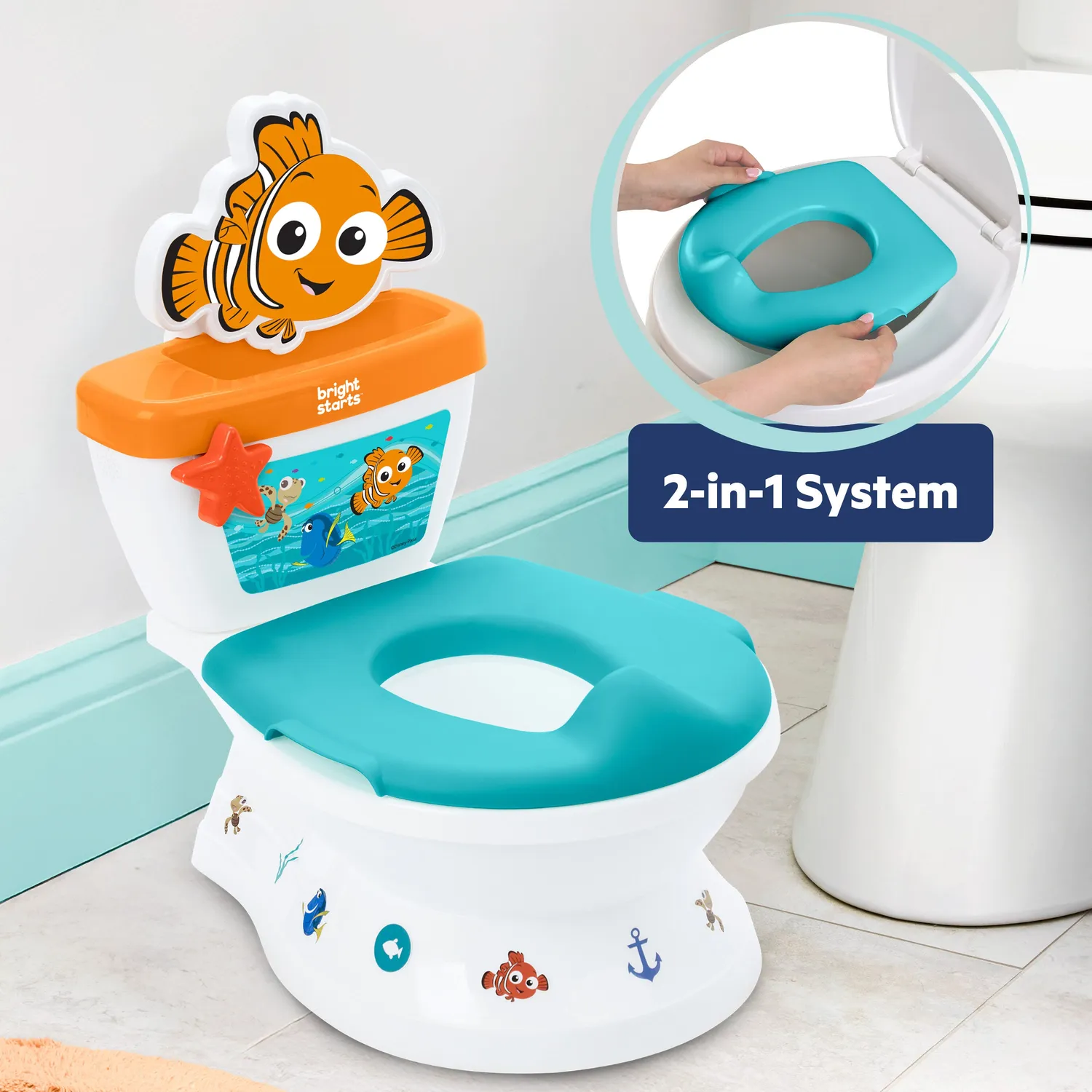 Disney Baby Finding Nemo My Size Potty Töpfchen 2-in-1