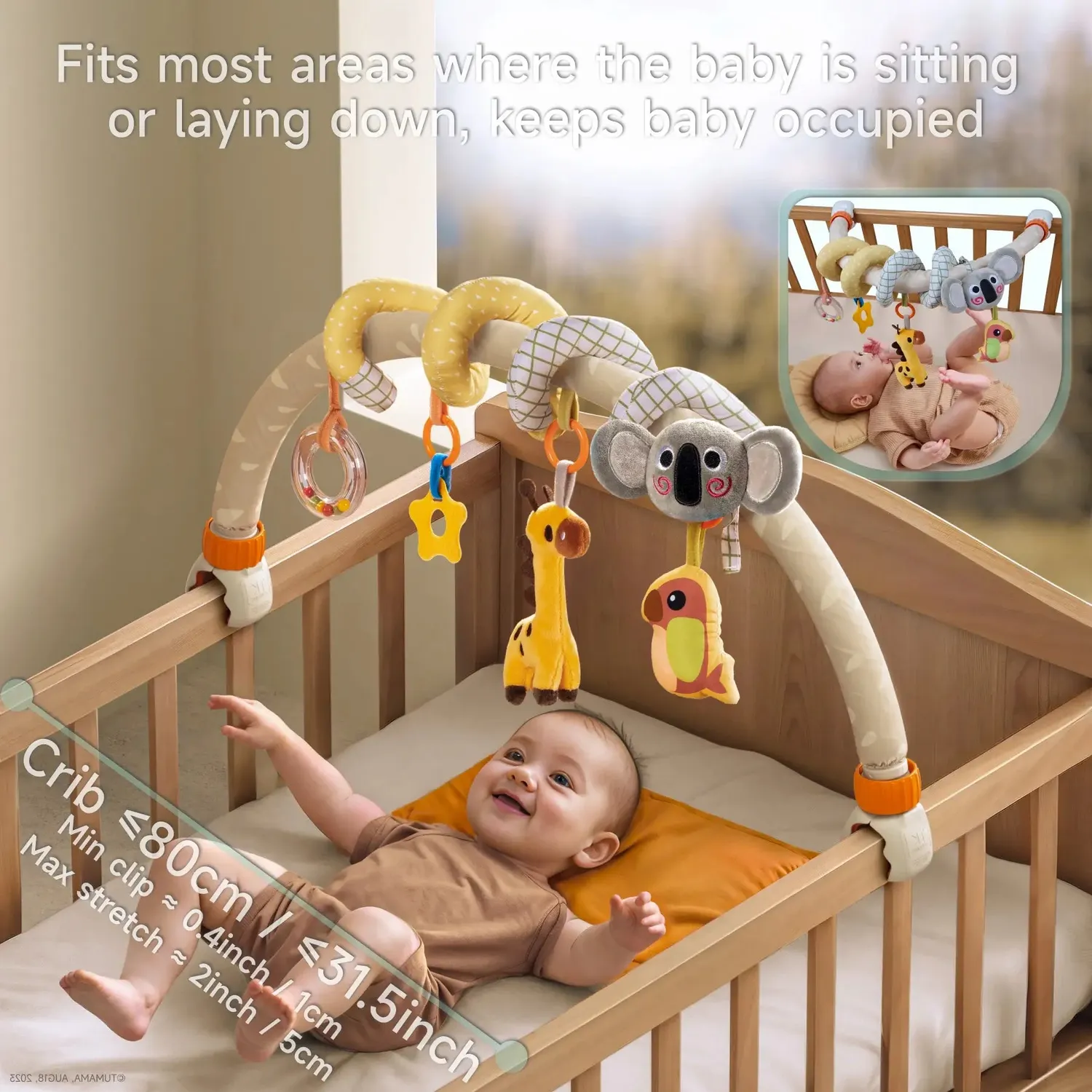 TUMAMA TM332 Spielbogen Spirale 2-in-1 Faultier