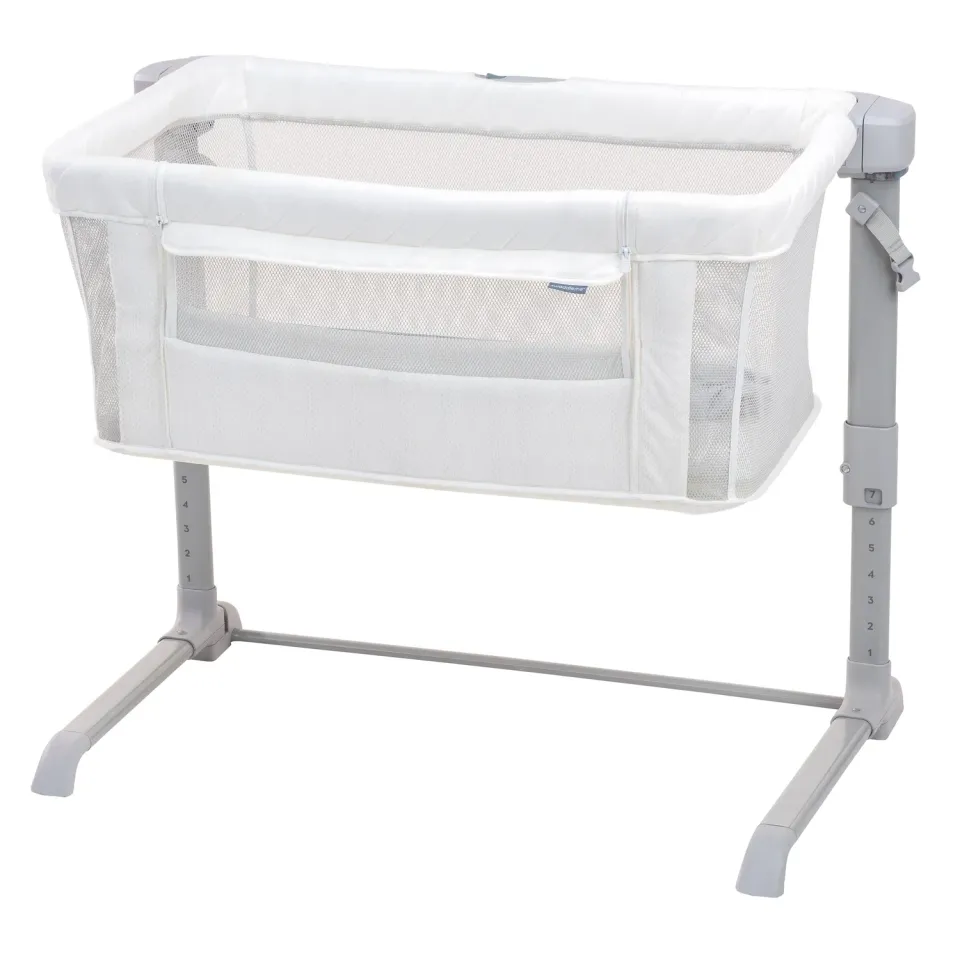 Ingenuity DreamSecure 2-in-1 Beistellbett Weiß mit Pod atmungsaktiv