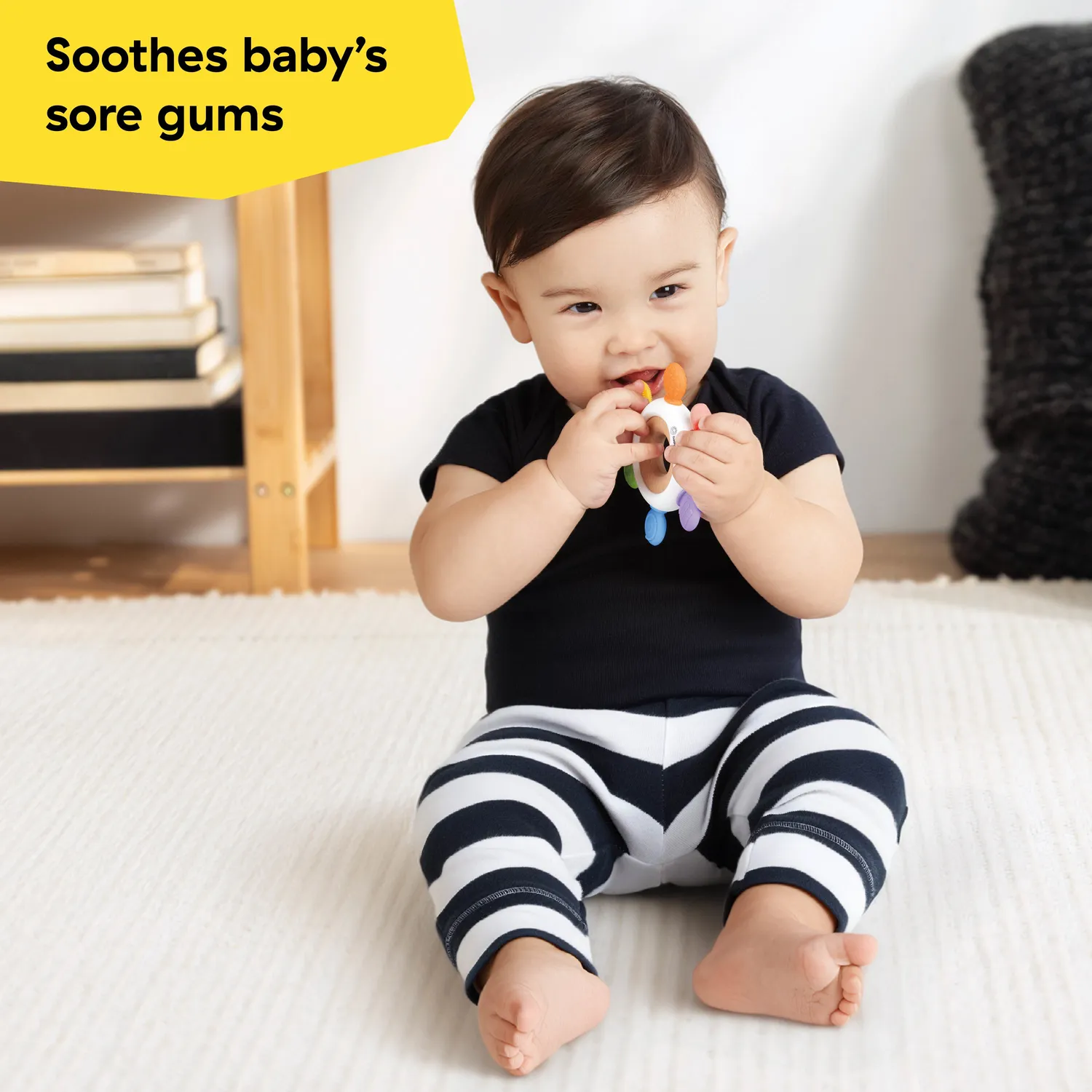 Baby Einstein Soothe Explore Beißring Holz Silikon ab 3 M