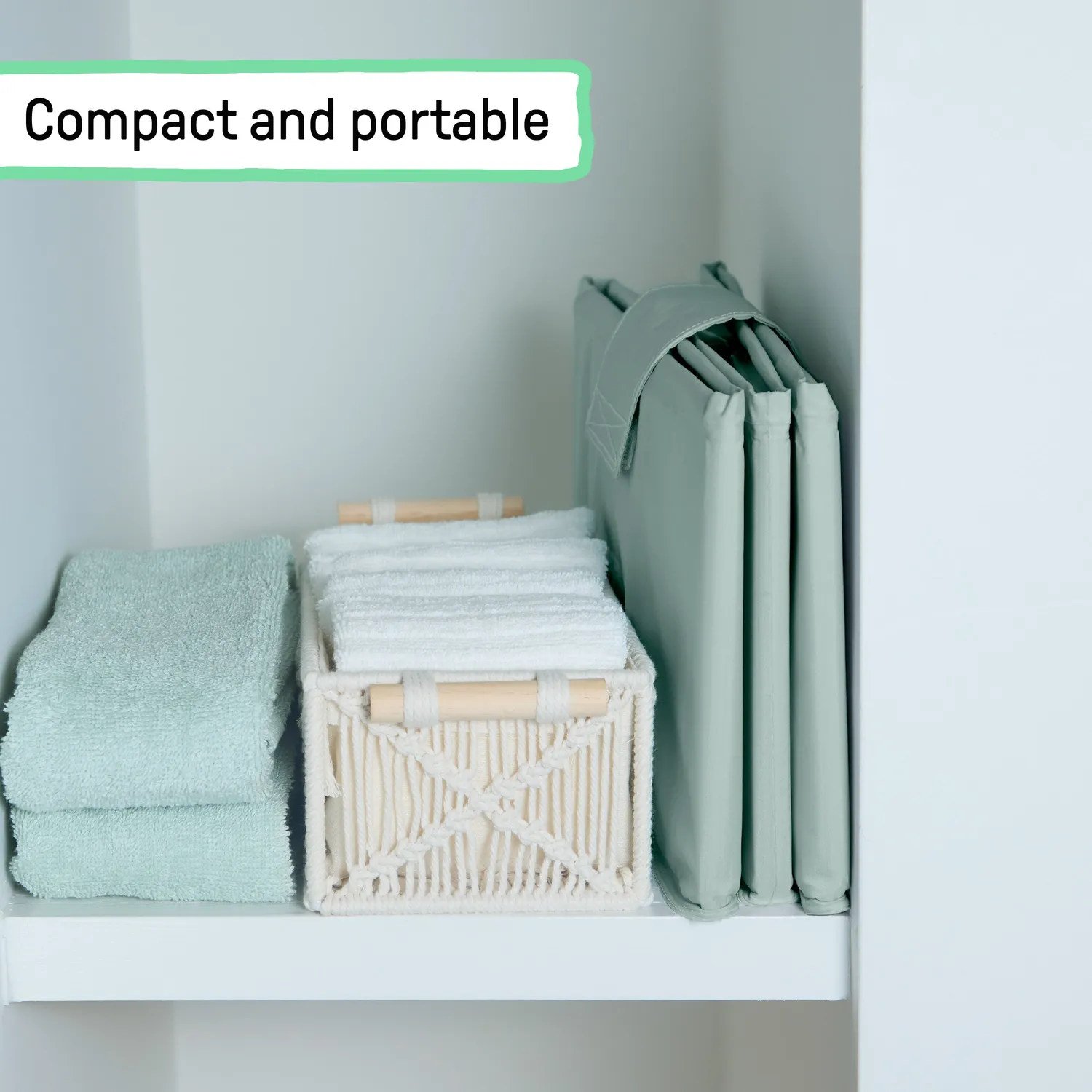 Ingenuity Tuckaway Babybadewanne faltbar Sage