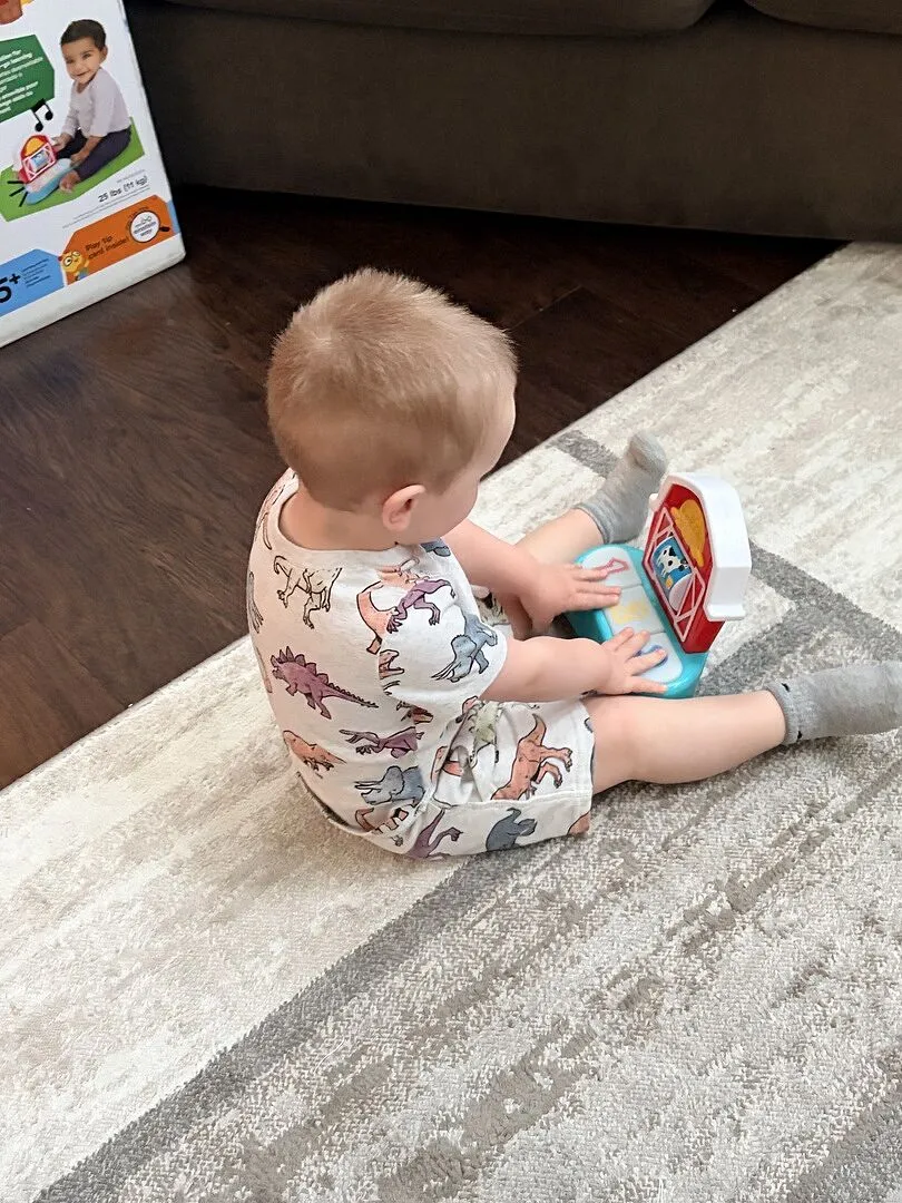 Baby Einstein Farm Explorers Barnyard Jumper 2-in-1 mit Klavier