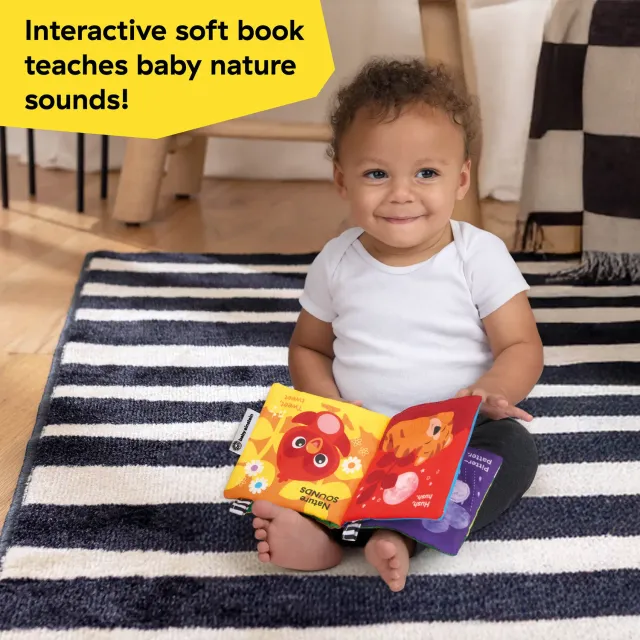 Baby Einstein Nature Sounds Stoffbuch Softbuch mit Rassel ab 0 Monate
