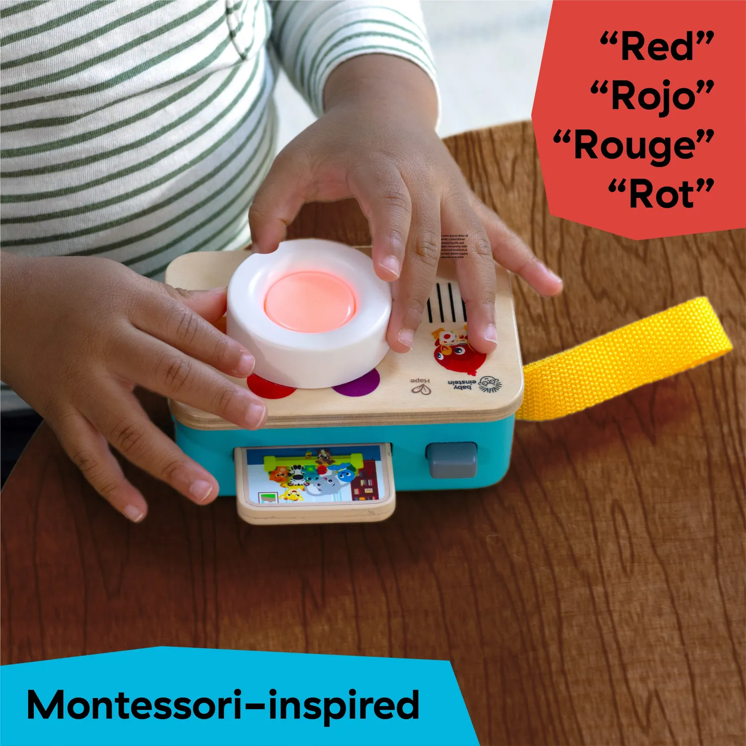 Baby Einstein Learning Lens Spielzeugkamera Holz 6+ Monate