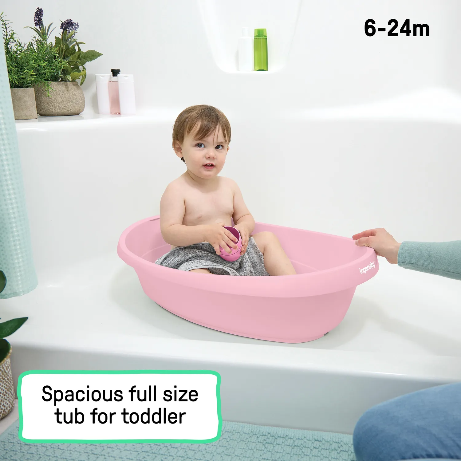 Ingenuity Room to Soak Babybadewanne 4in1 Pink