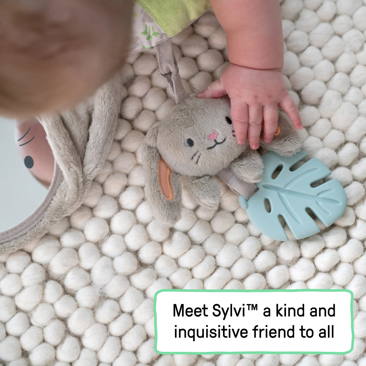 Ingenuity Cozy Prop Sylvi Bauchlagekissen Hase