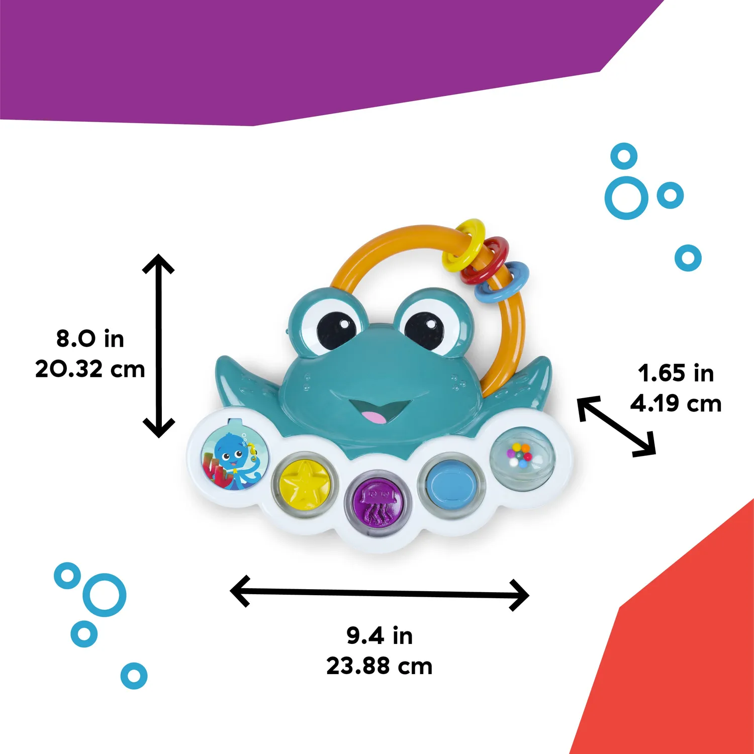 Baby Einstein Ocean Explorers Neptunes Busy Bubbles Sensorikspielzeug