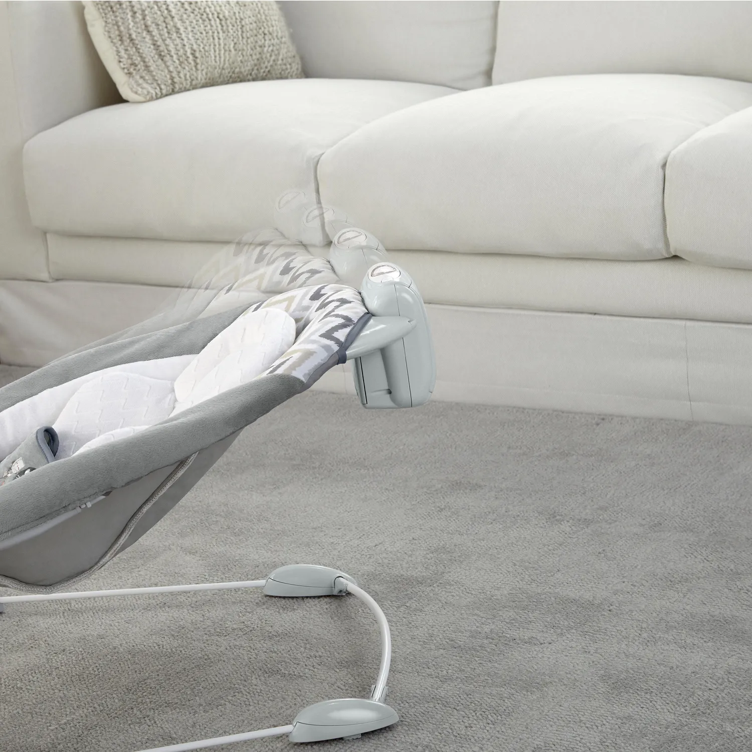 Ingenuity SmartBounce Babywippe Braden automatisch 2 Stufen