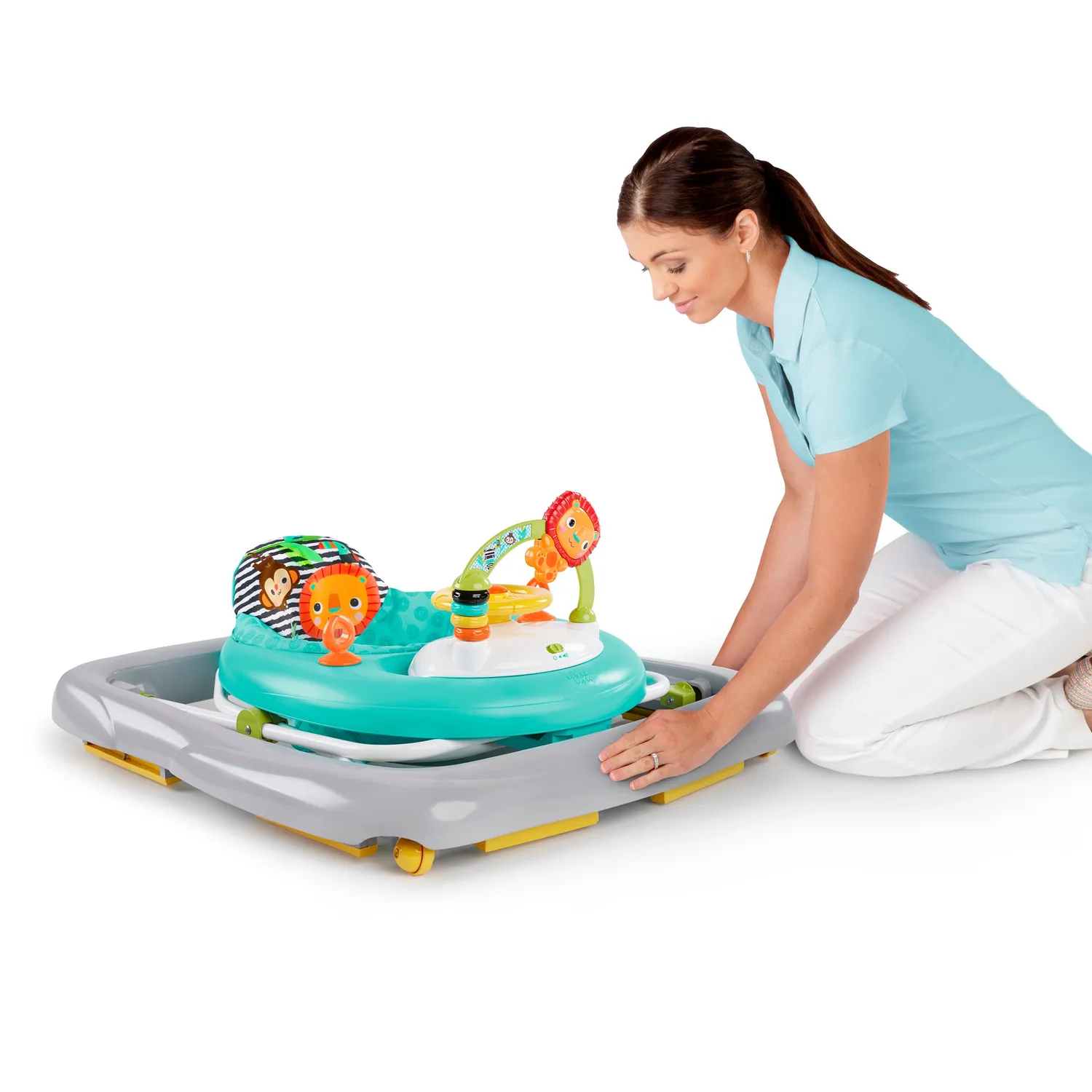 Bright Starts Zig Zag Zebra Lauflernwagen klappbar