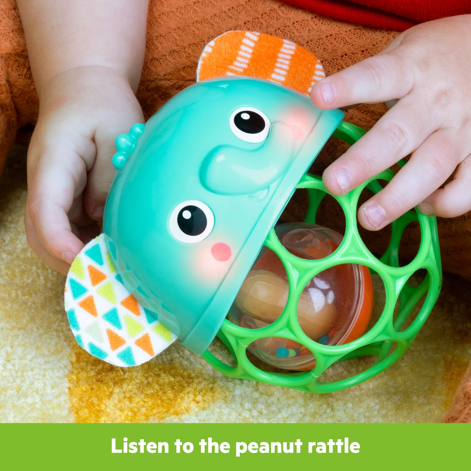 Bright Starts Giggle & Glow Elefant Rassel mit Licht