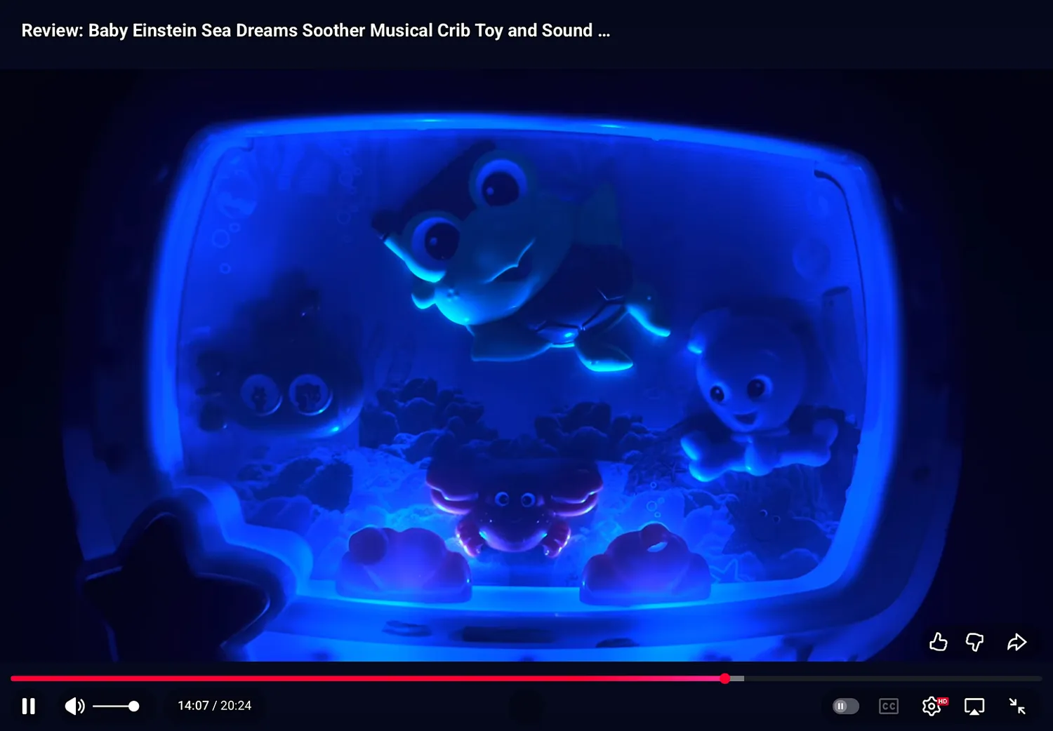 Baby Einstein Sea Dreams Soother Einschlafhilfe mit Licht