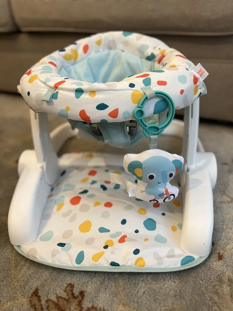 Bright Starts Learn-to-Sit 2-Position Babysitz mit Elefant