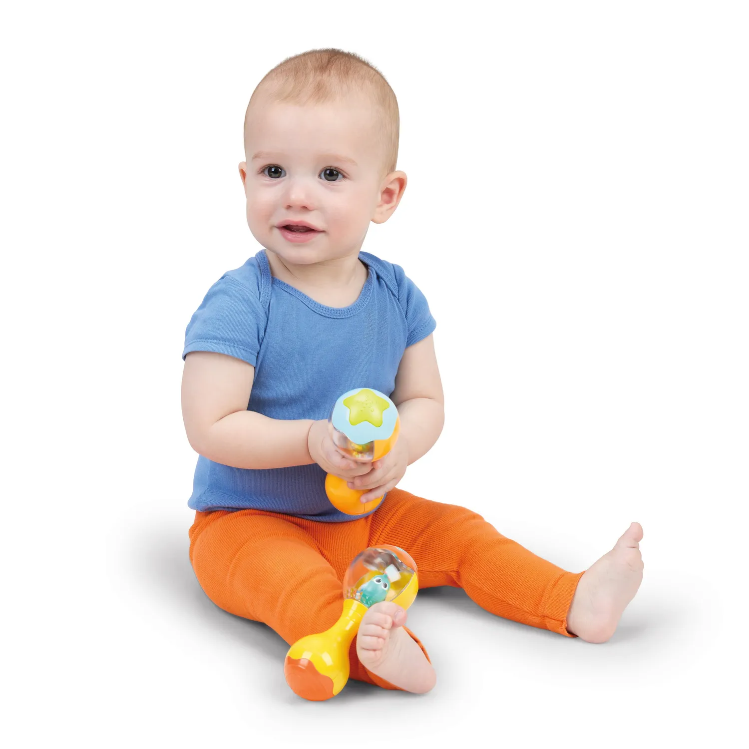 Bright Starts Rockin' Maracas Rassel 2er-Set sanft