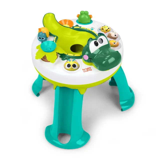 Bright Starts Giggly Gator Pop Spieltisch mit Kugeln 6M+