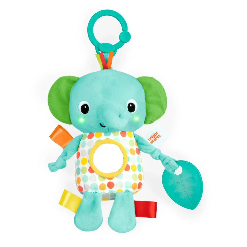 Bright Starts Huggin Lights Elefant Kuscheltier mit Musik 0-36 M.