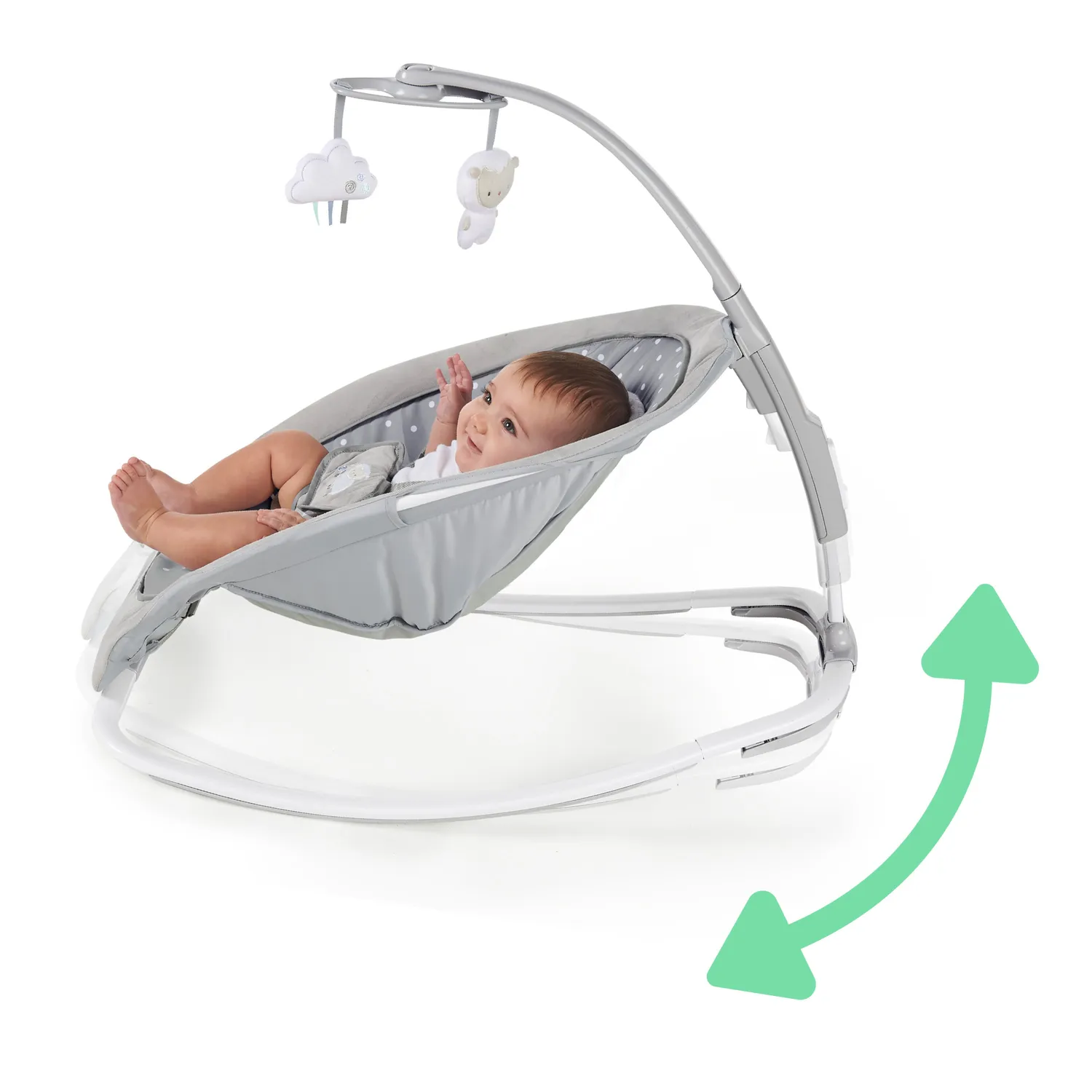 Ingenuity Cuddle Lamb Babywippe mit Vibration Lamm