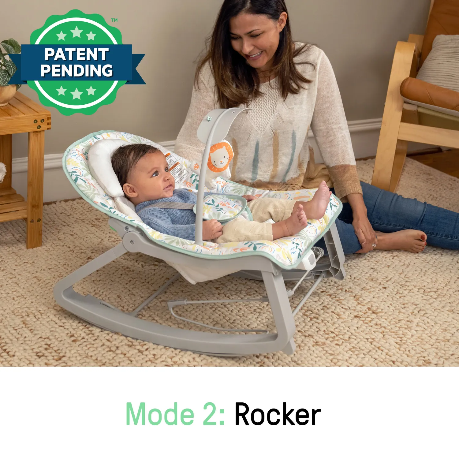 Ingenuity Keep Cozy Babywippe 3in1 Madi mit Vibration